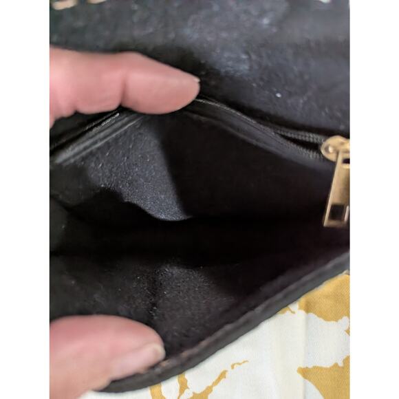 Cowhide Rodeo Western Turquoise Stone Mini Crossbody Small Purse - Picture 8 of 13